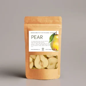 organic dried pear slices (50g)