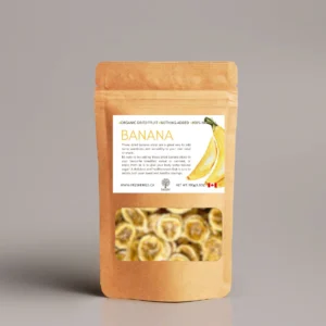 organic dried banana slices (50g)